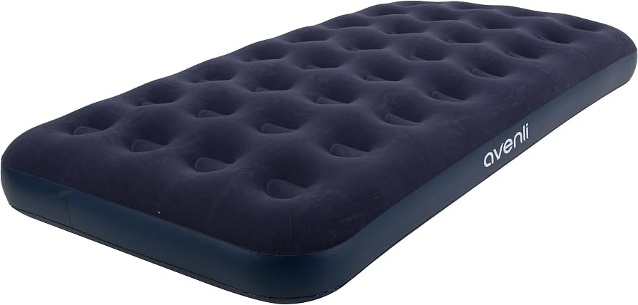 Flocked Air Bed Twin Size #20334