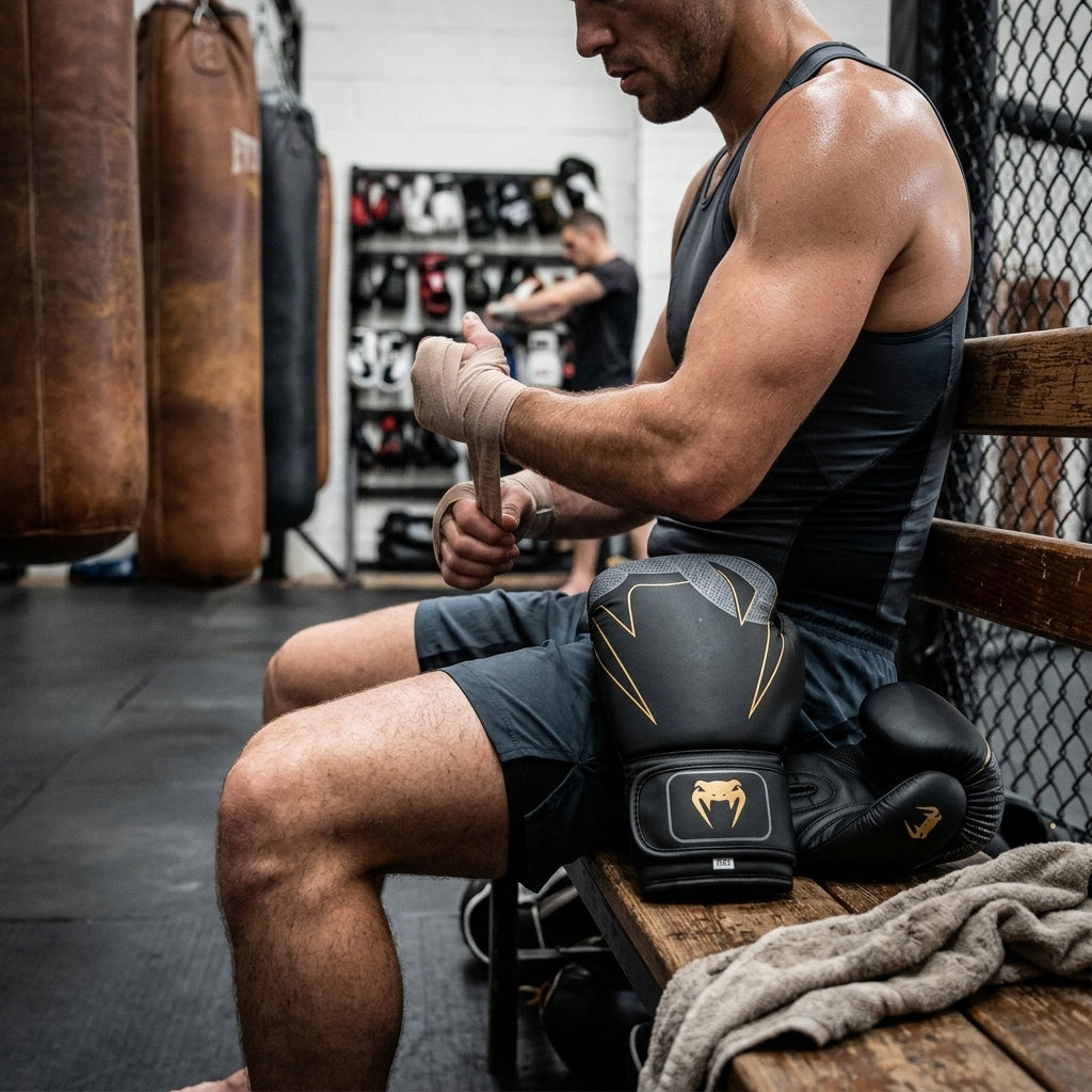 Boxing gloves Black/Grey/Gold
