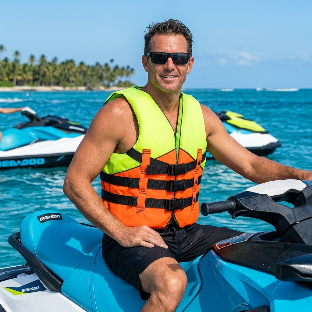 Life Jacket Neon Orange/Yellow