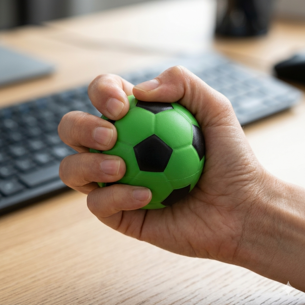 Anti Stress Squeeze Ball Green