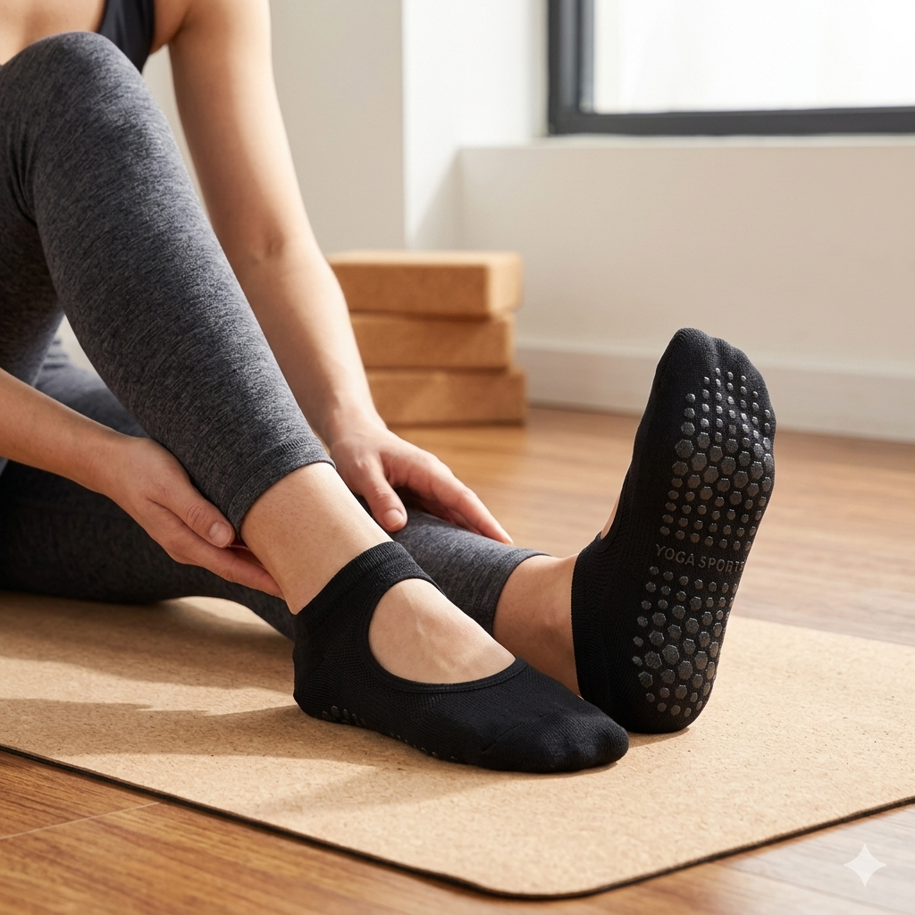 Rightleft Yoga Pilates Socks Black
