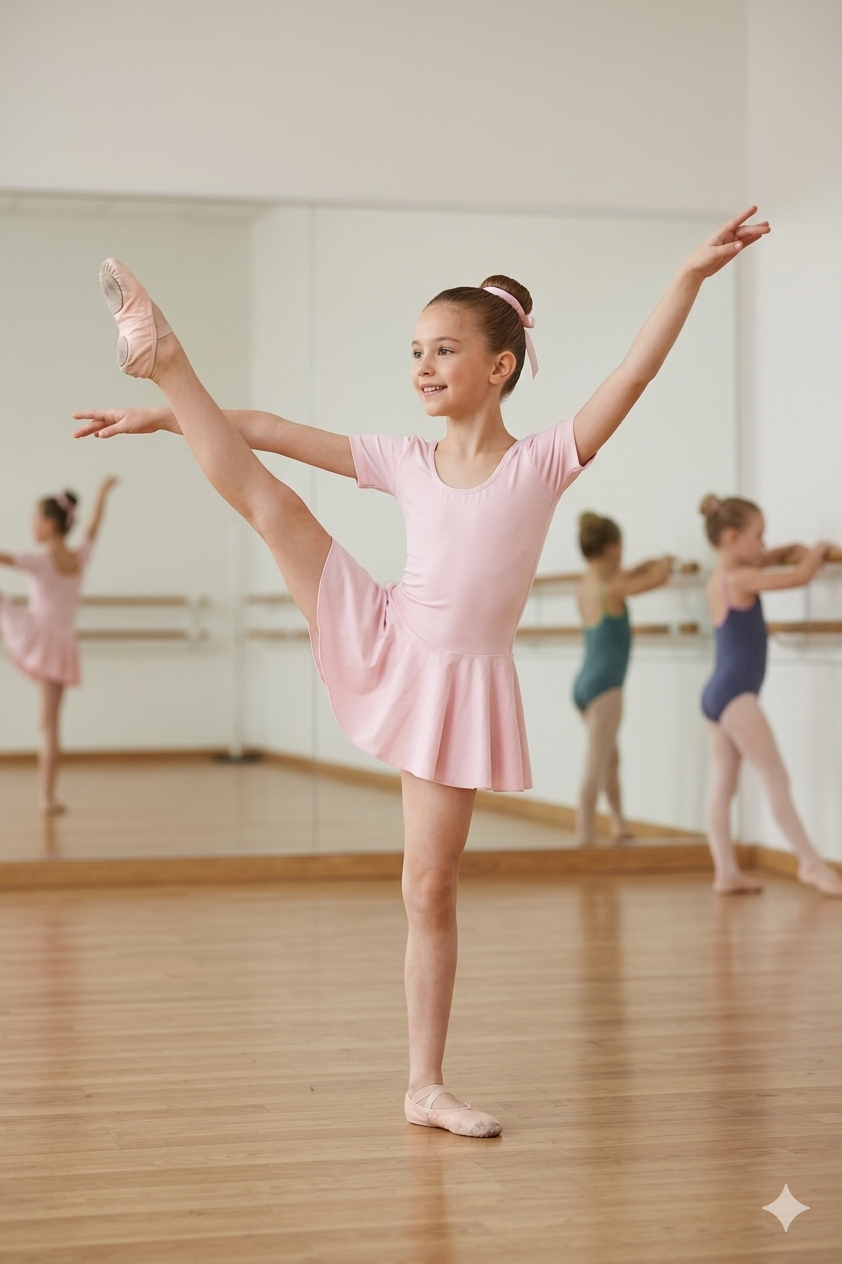 Leotard Skirted (Ballet) Pink