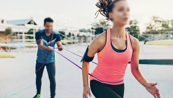 Rightleft Resistance Pull up Bands Blue