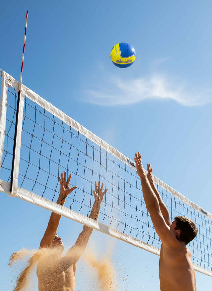 Mikasa Volleyball Blue/Yellow