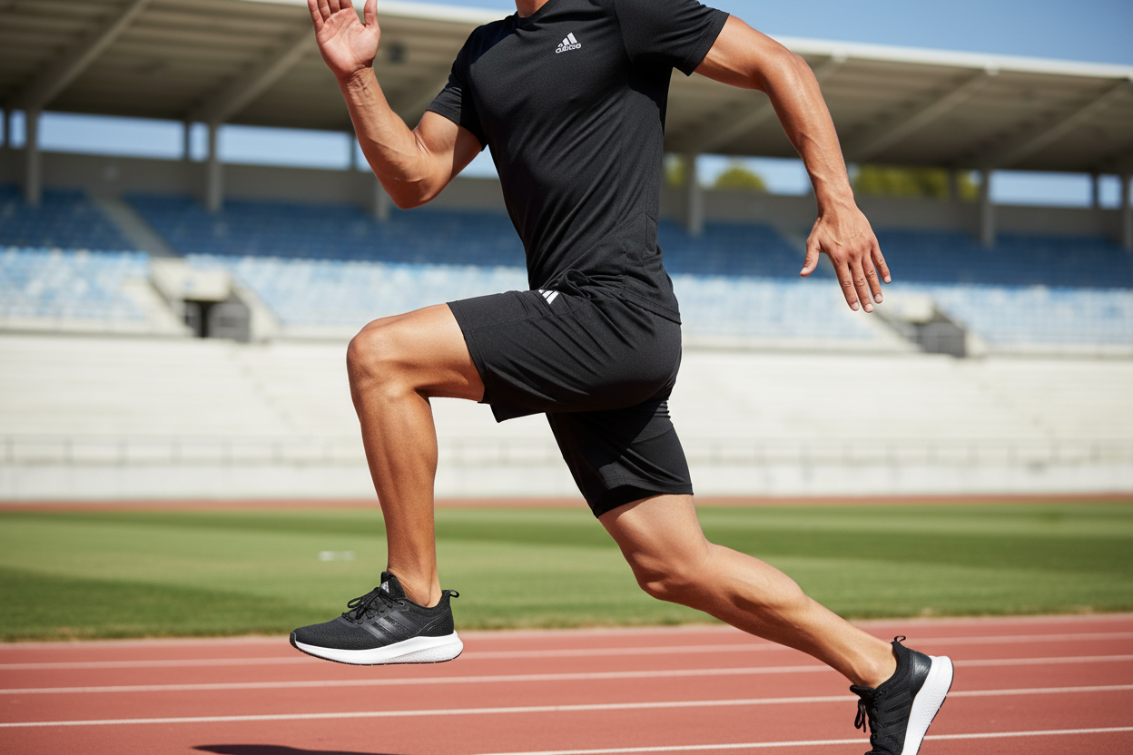 Running Shorts Black #Q8