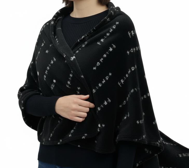 Shalha Fleece Friends Black