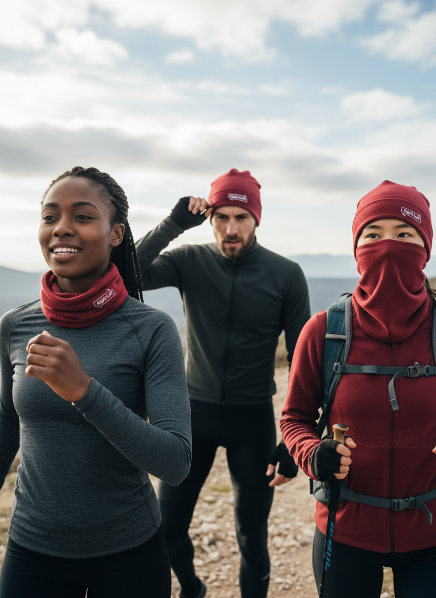 Functional Headgear - Fleece Red
