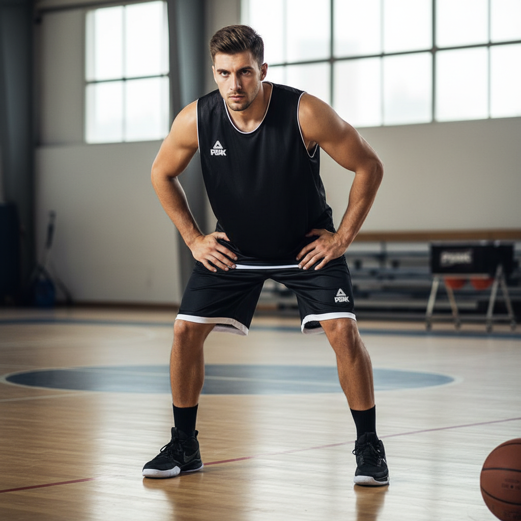 Peak Reversible Basketball Uniform TA16 Black