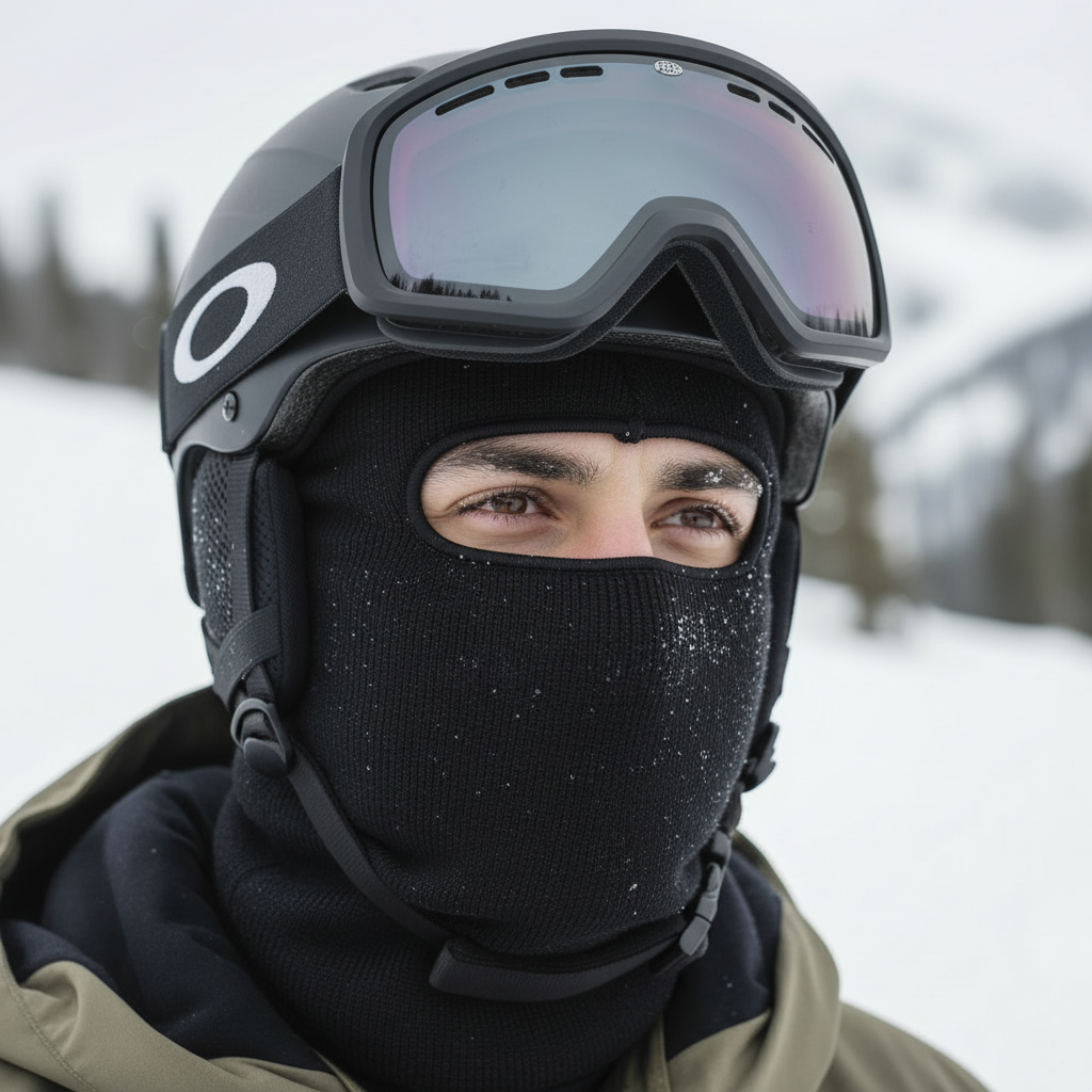 Black balaclava lifestyle photo