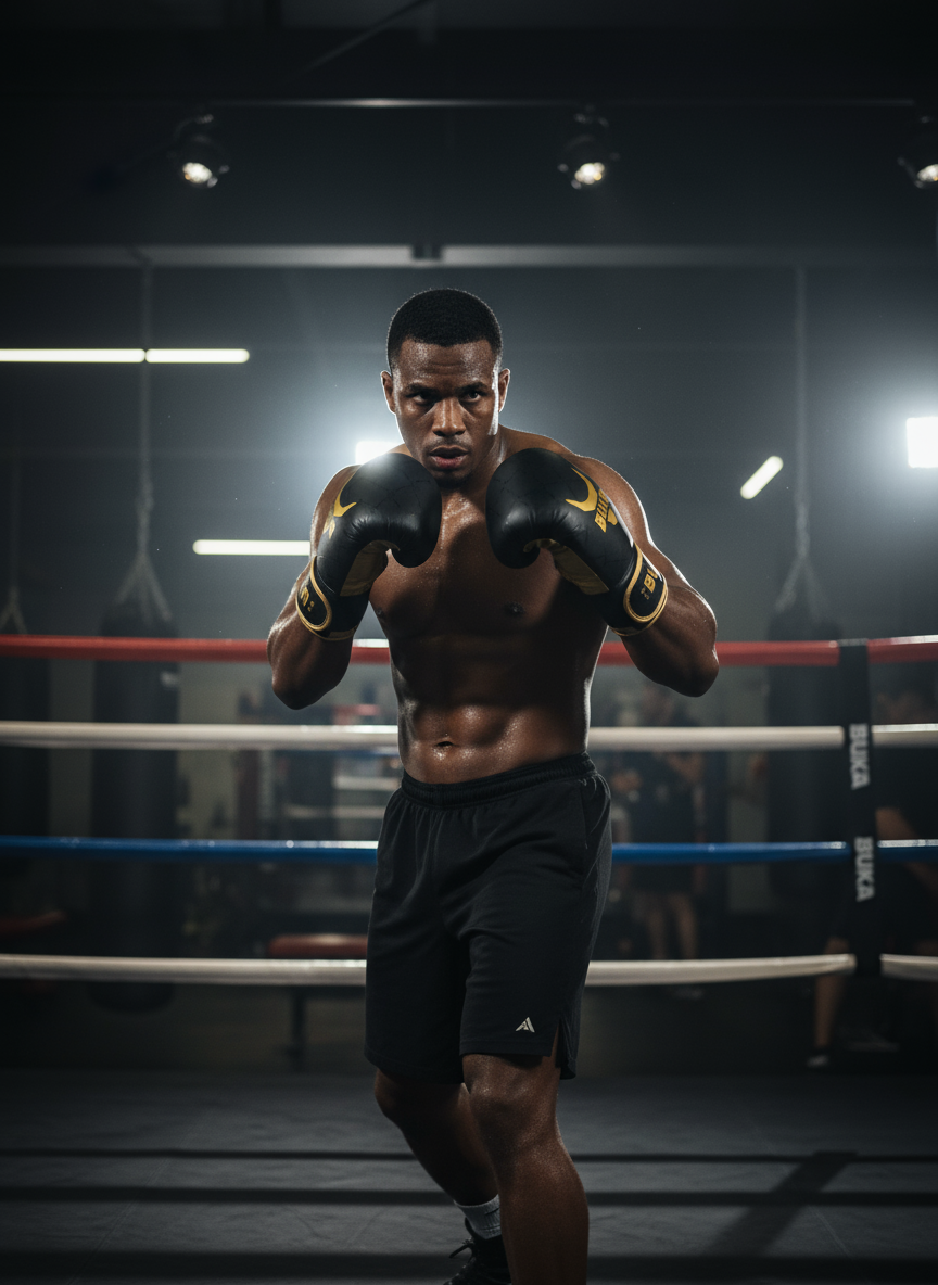 Boxing Gloves Buka color black