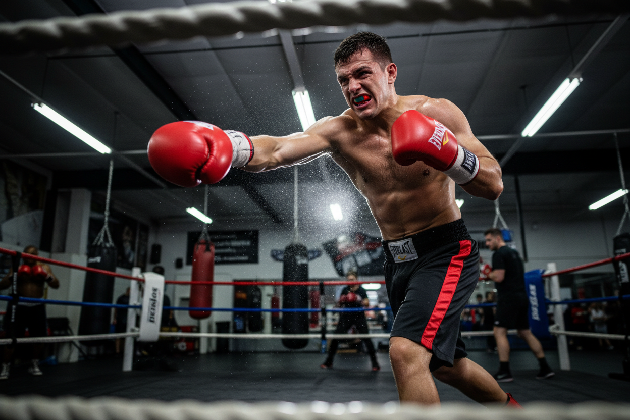 Everlast Mouth Guard Single Red