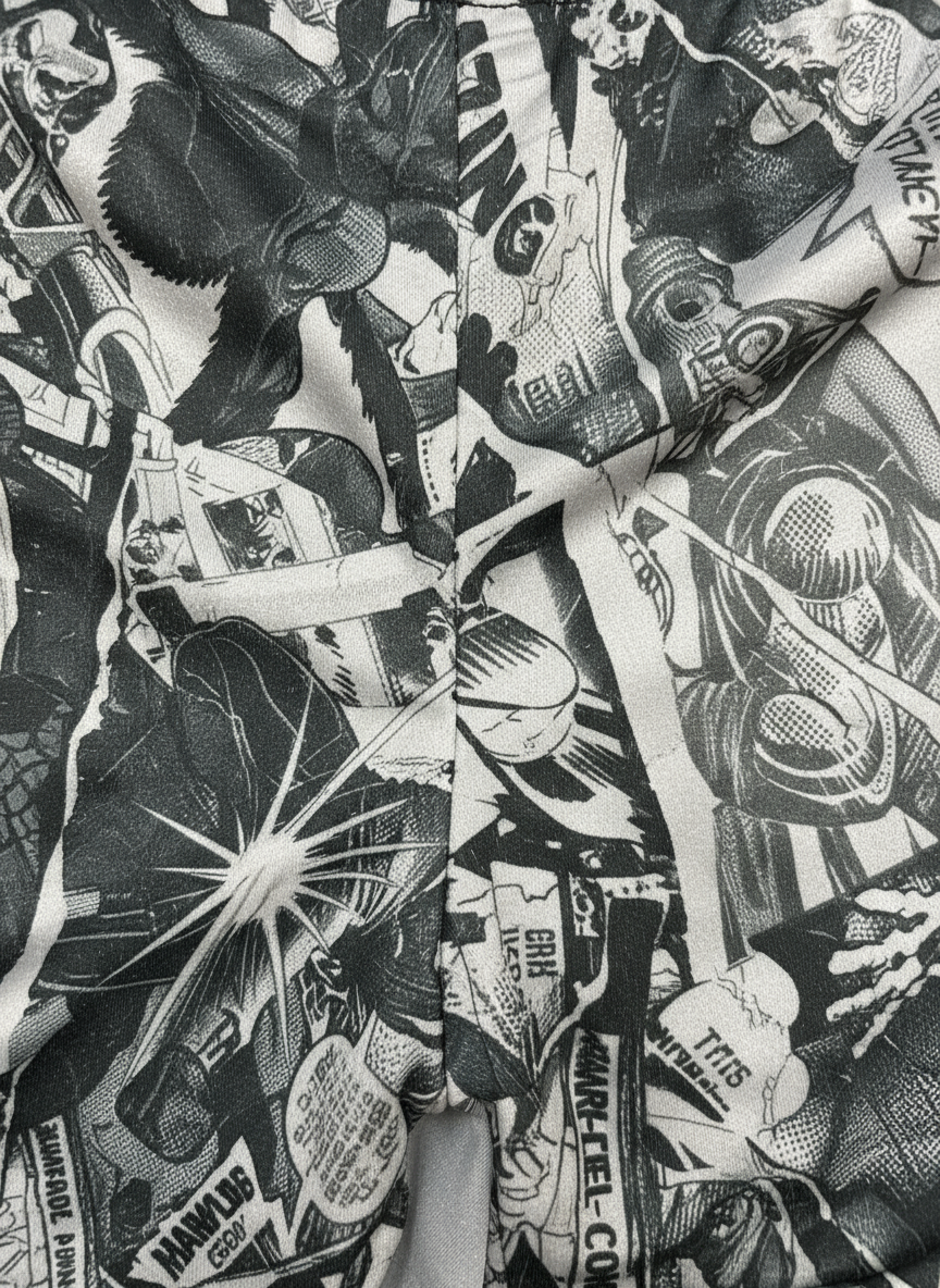 Boys swim short Spider Grey