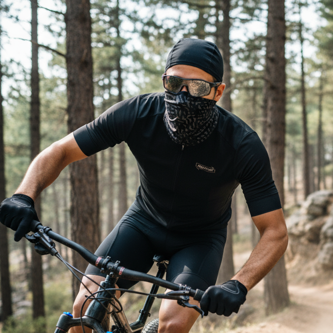 Functional Headgear - Lycra Pixel Grey
