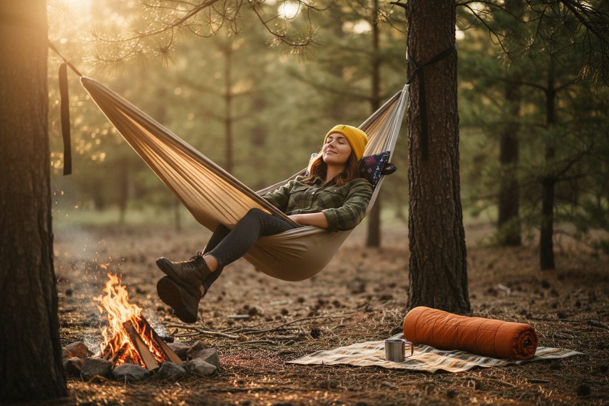 Flakesnow pillow - camping hammock