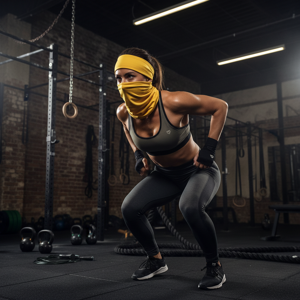 Functional Headgear - Coton Lycra Orange