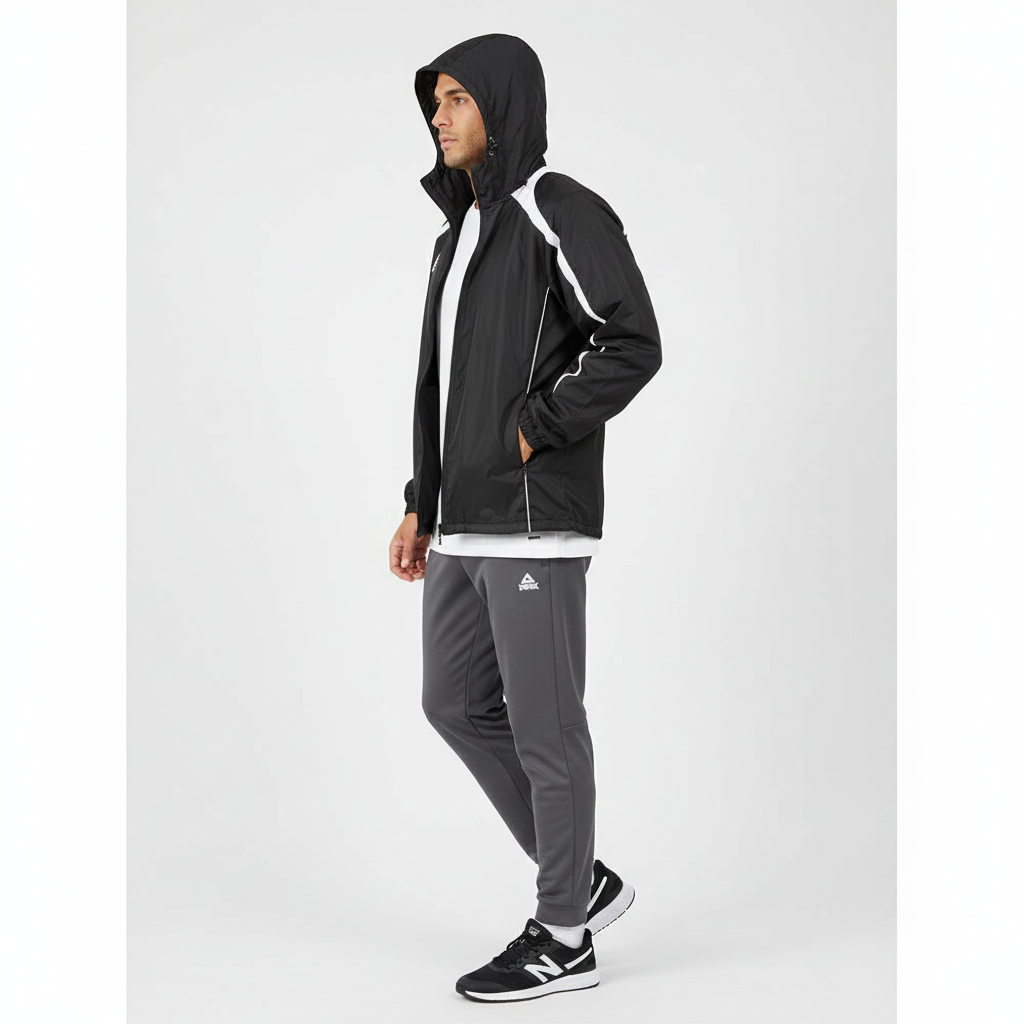 Peak Padding Jacket Black/White