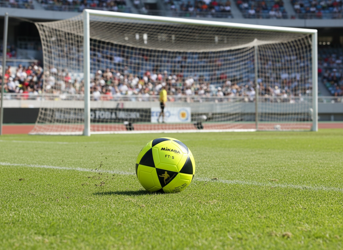 Mikasa Football size 5 Yellow/Black