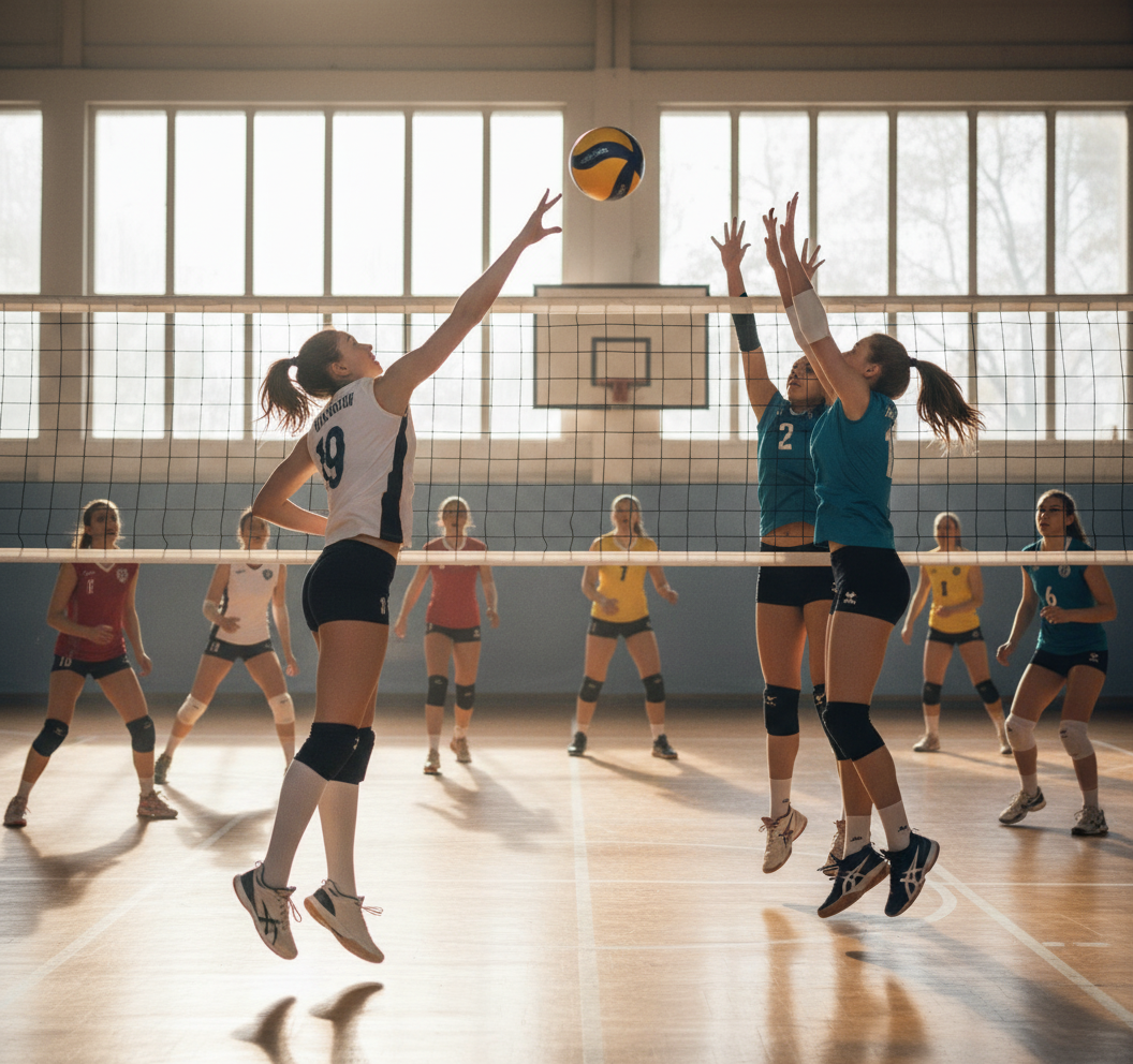 Mikasa volleyball lifestyle action photo