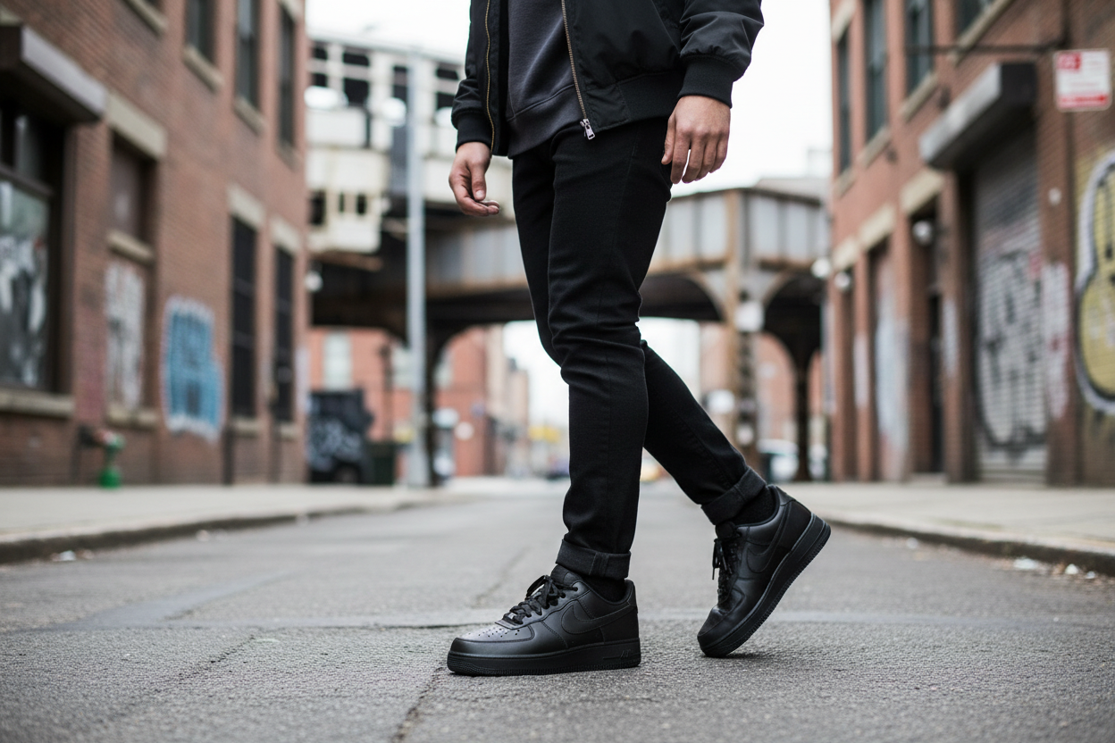Nike Air Force 1 Black - Man Lifestyle