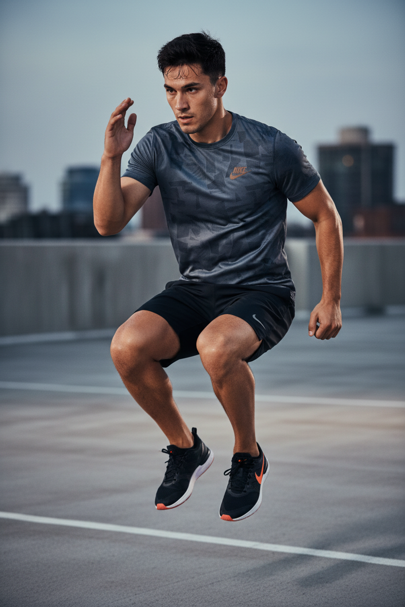Nike Dri-FIT Pro Training T-Shirt — Man Wearing