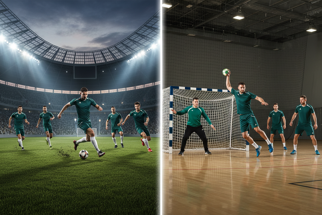PEAK Dark Teal & White – Team of 6 – Football & Handball