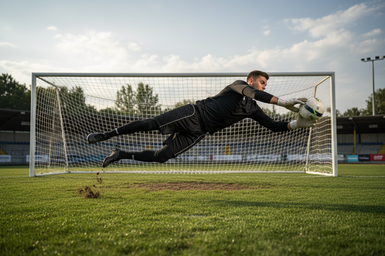 Peak Goalkeeper Shorts Lifestyle Photo