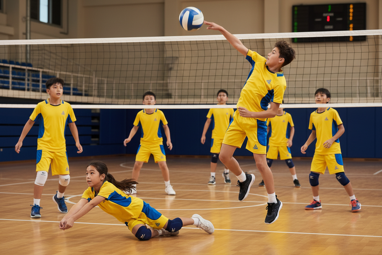 Peak Kids Volleyball Team