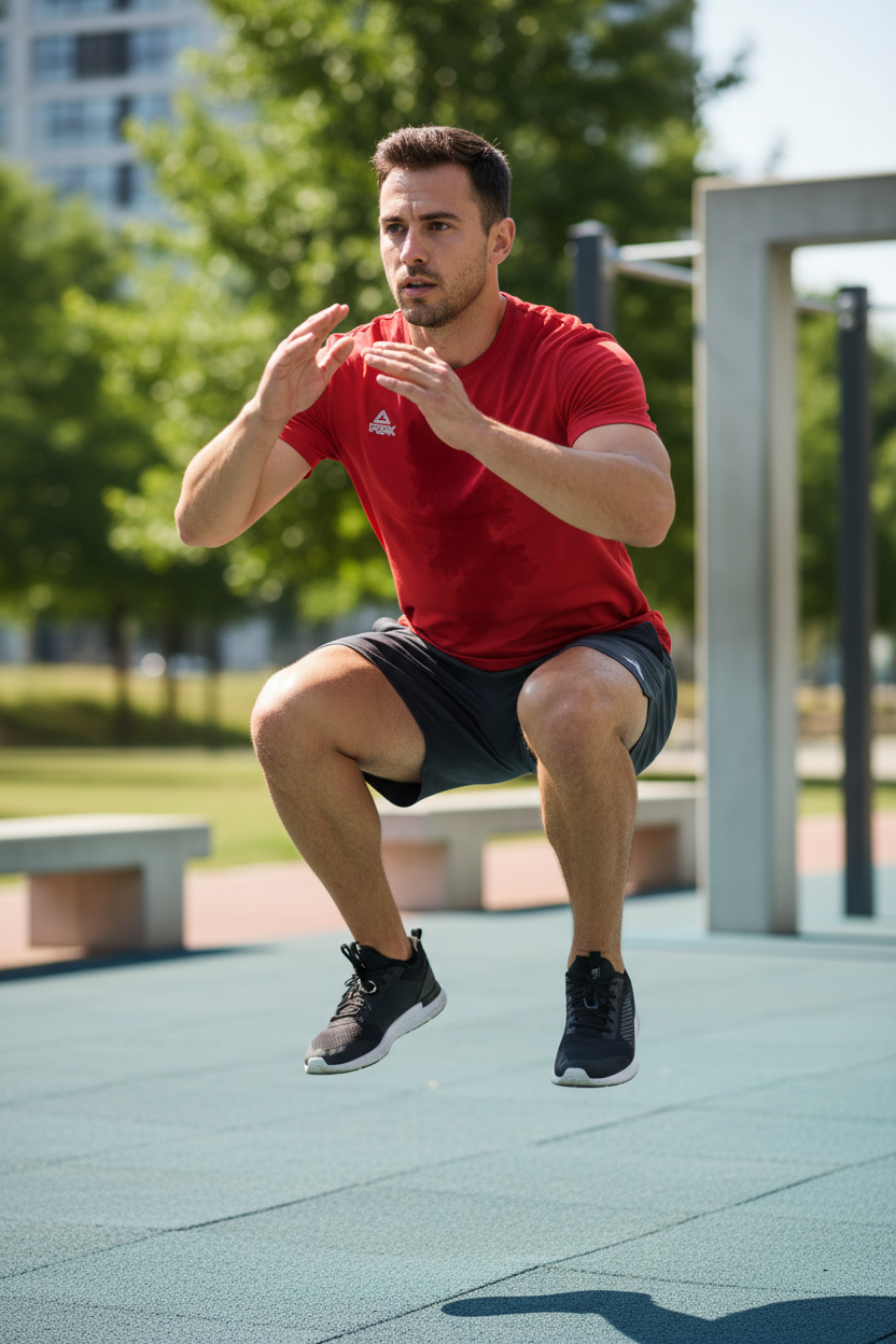 PEAK Red T-Shirt - Athletic Man