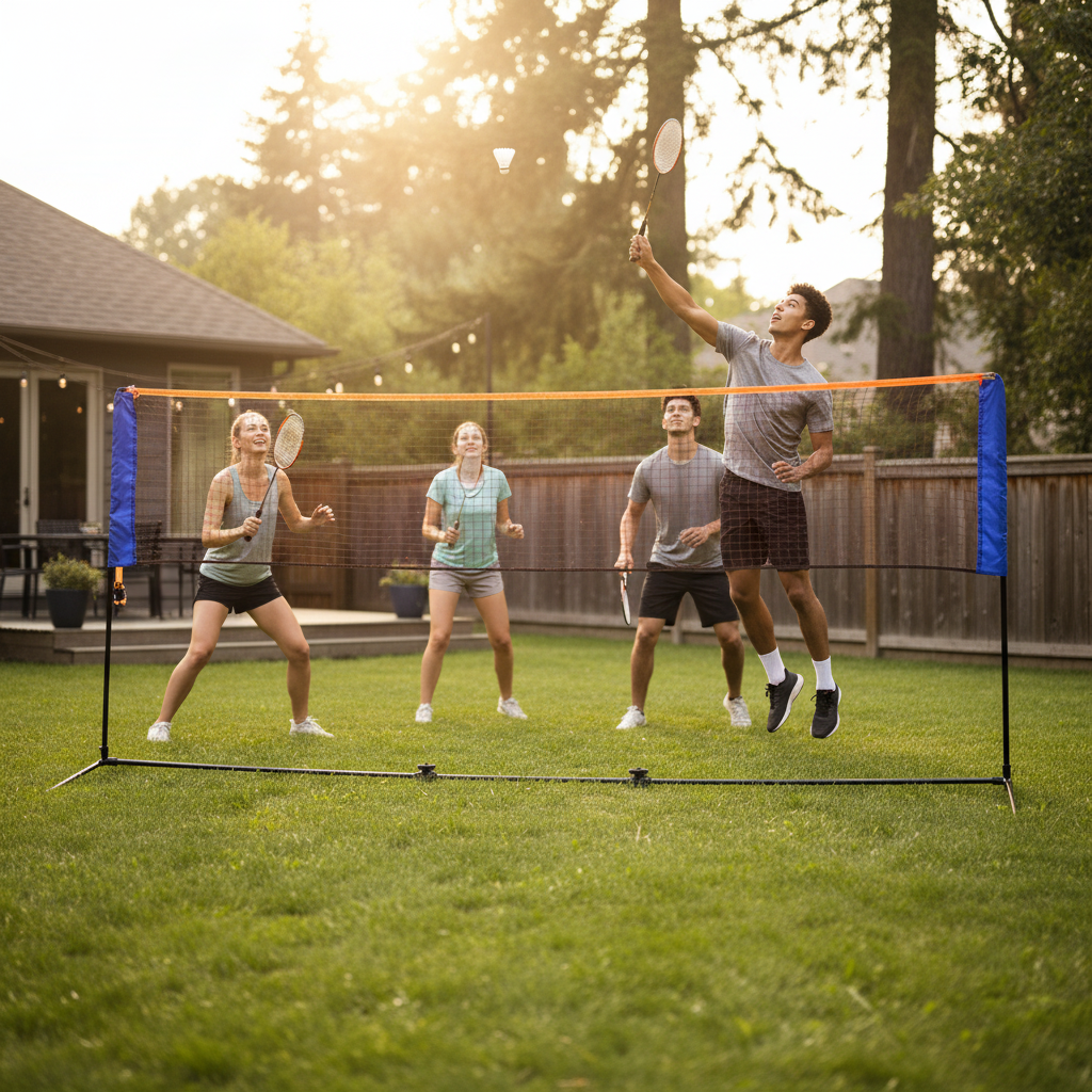 Badminton Stand with Net