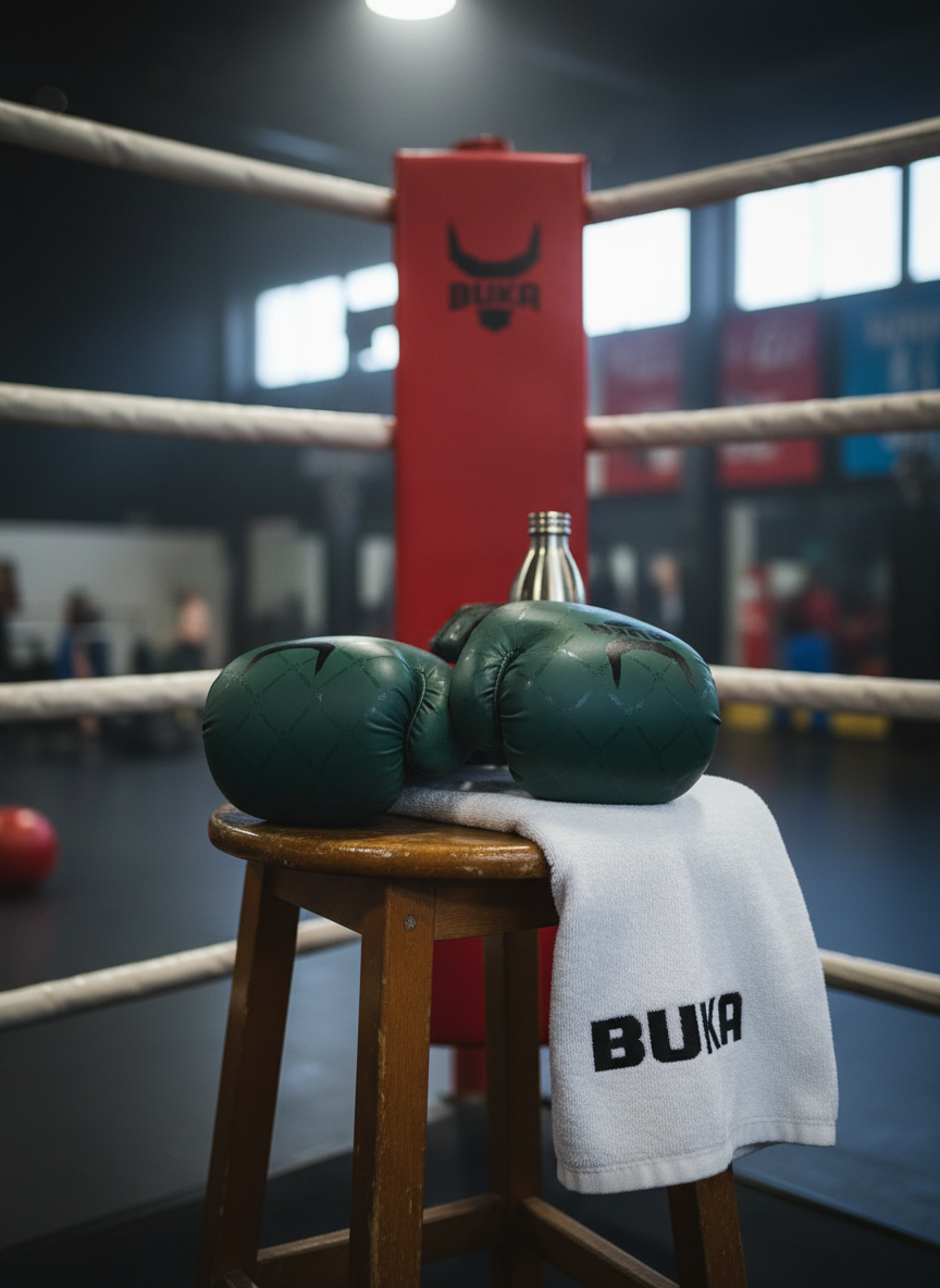 Buka Boxing Gloves color green
