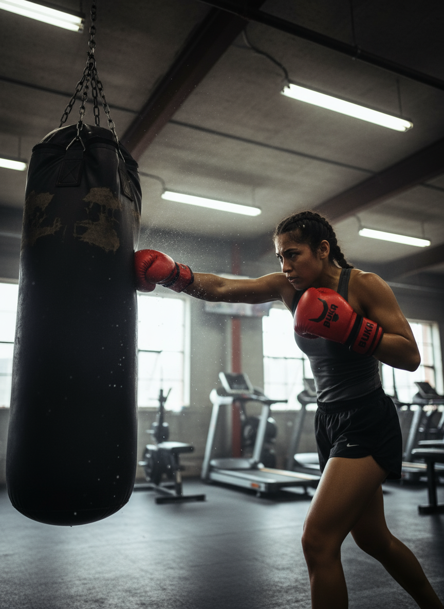 Boxing Gloves Buka color red