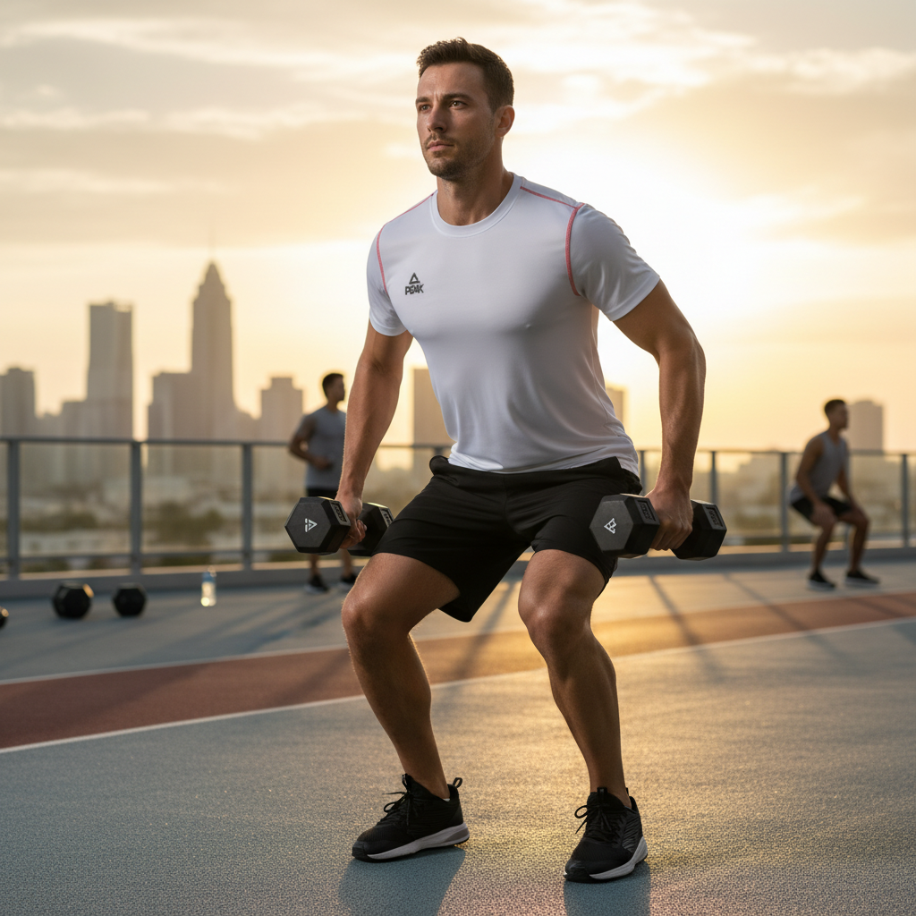 White Peak Athletic T-Shirt Lifestyle Photo