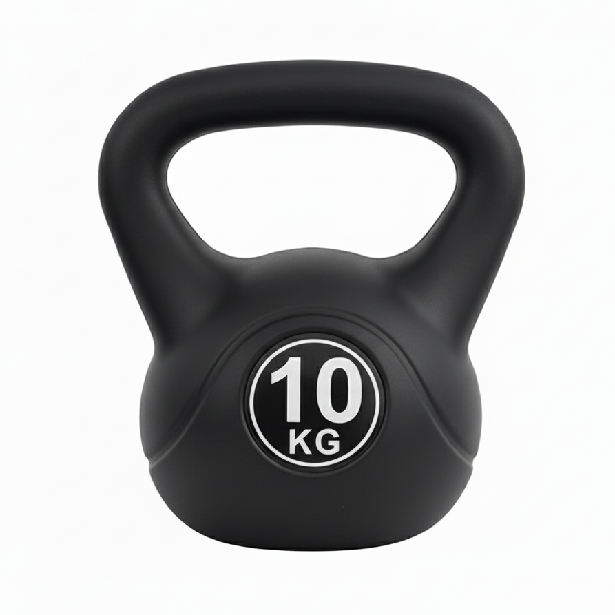 10kg black kettlebell