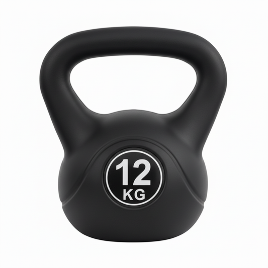 12kg black kettlebell