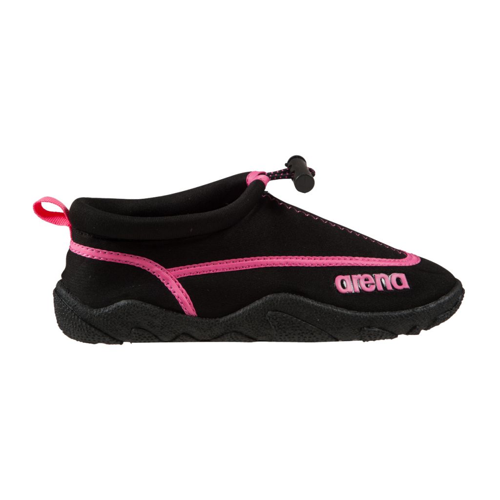Arena Bow Watershoes Kids Black/Fushia 1E02990