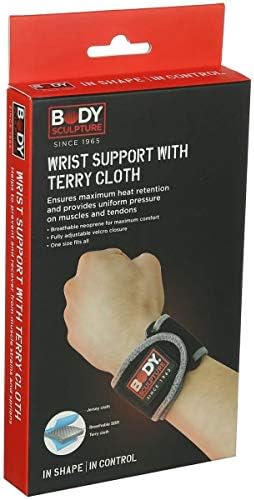 Body Sculpture Wrist Support With Terry Cloth BNS-425E-B