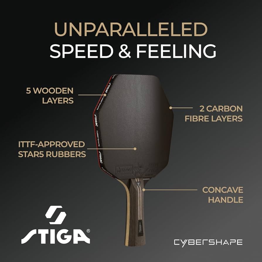 Stiga Pro Carbon Ping Pong Paddle - Thumbnail 5