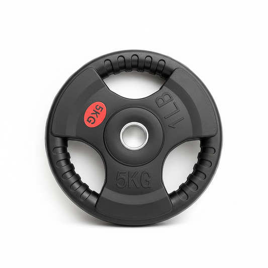 5KG Rubber Weight Plate - White Background