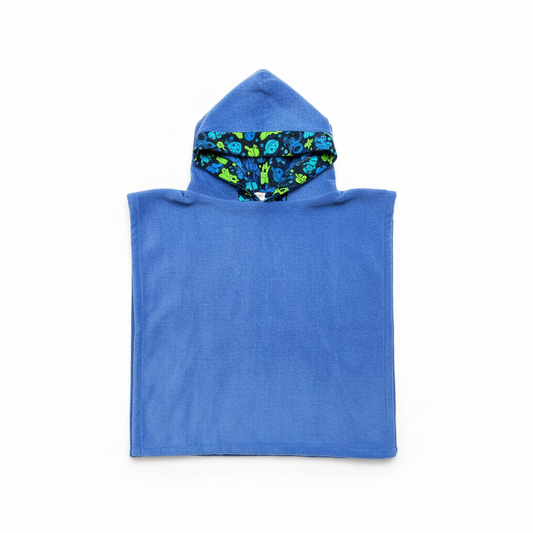 Poncho Towel Blue/Space Blue