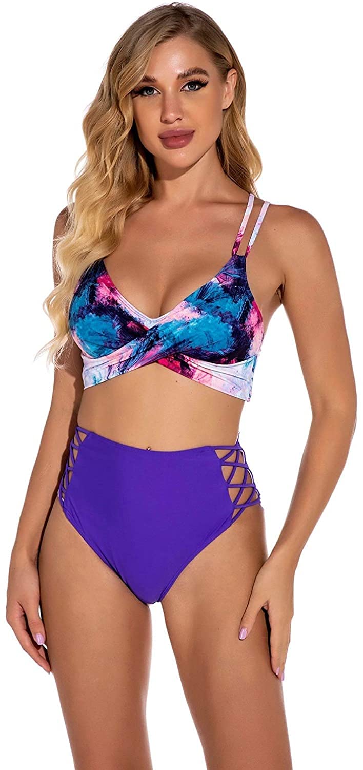 Swimsuit (Maillot) Two-Pieces Floral