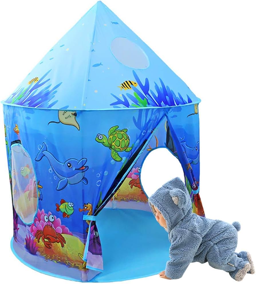 Play Tent Ocean Blue
