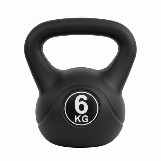 6kg black kettlebell