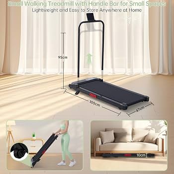 Treadmill & Walking Pad 2-in-1 Folding Wellfit