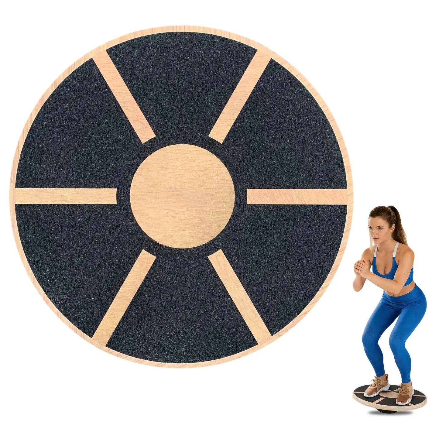Wooden Wobble Balance Board