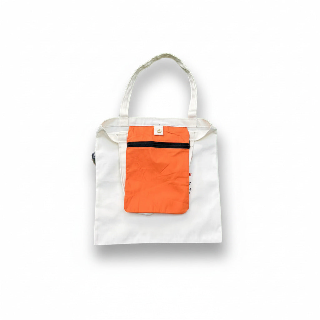 Tote Bag Embroidered MANY Flowers