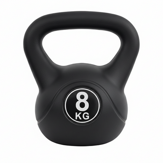 8kg black kettlebell