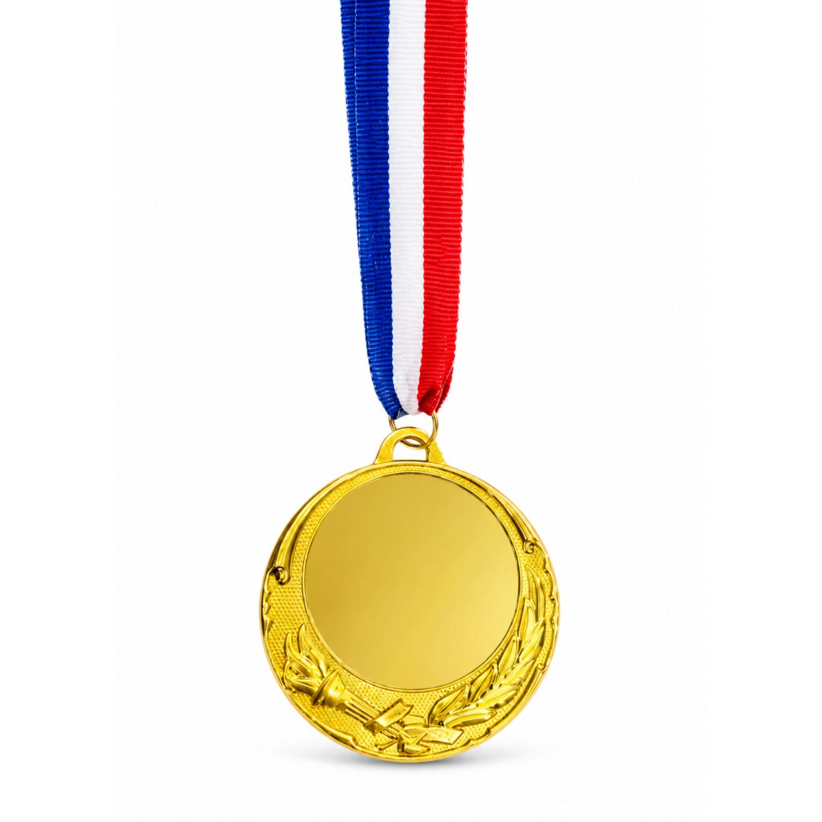 Medal Gold with Tri-Color Ribbon