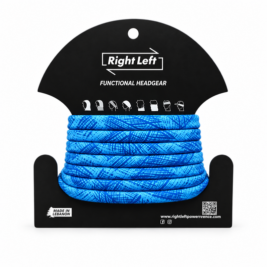 Functional Headgear - Lycra Blue Raye