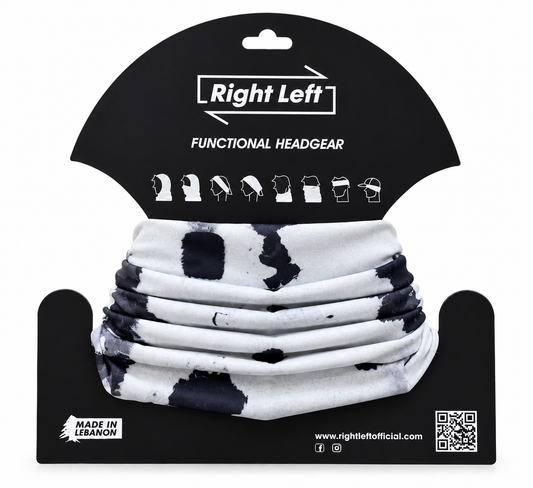 Functional Headgear - Lycra Black & White