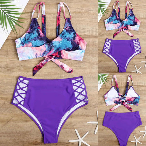 Swimsuit (Maillot) Two-Pieces Floral
